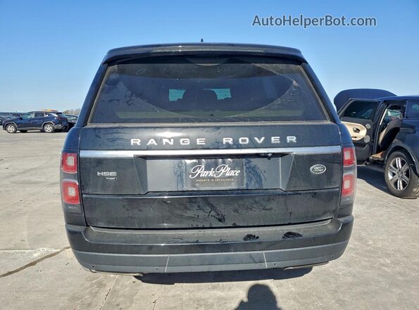 SALGS2RUXLA568080 2020 LAND ROVER RANGE Black უკანა ხედი