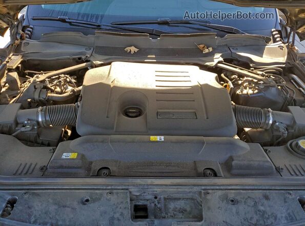 SALGS2RUXLA568080 2020 LAND ROVER RANGE Black ძრავის განყოფილების ხედი