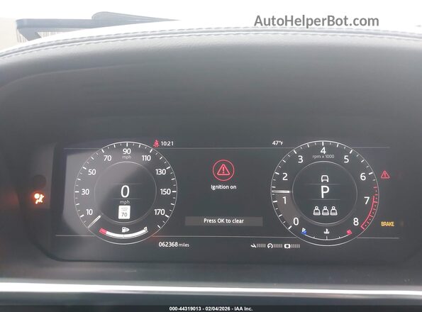 SALGS2SE0MA427958 2021 LAND ROVER RANGE ROVER Gray Vista de los asientos traseros