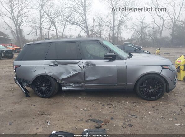 SALGS2SE0MA427958 2021 LAND ROVER RANGE ROVER Gray Vista interior trasera