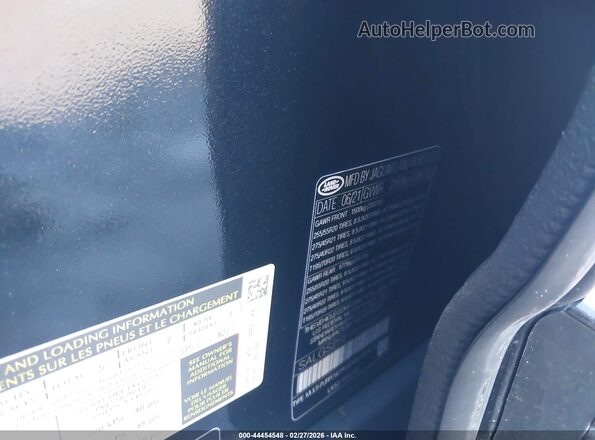 SALGS2SE0MA452794 2021 LAND ROVER RANGE ROVER Black Widok komory silnika