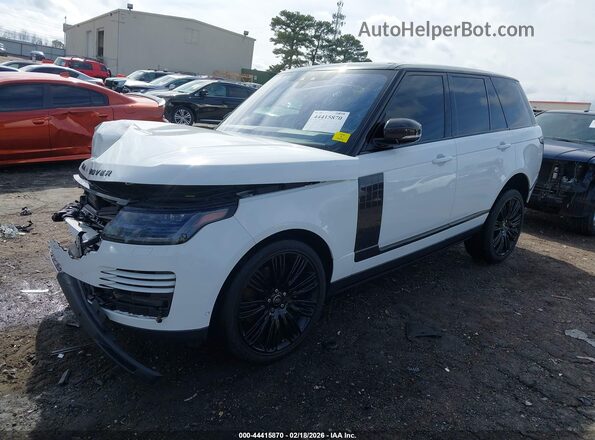 SALGS2SE4MA457156 2021 LAND ROVER RANGE ROVER White Przód lewy