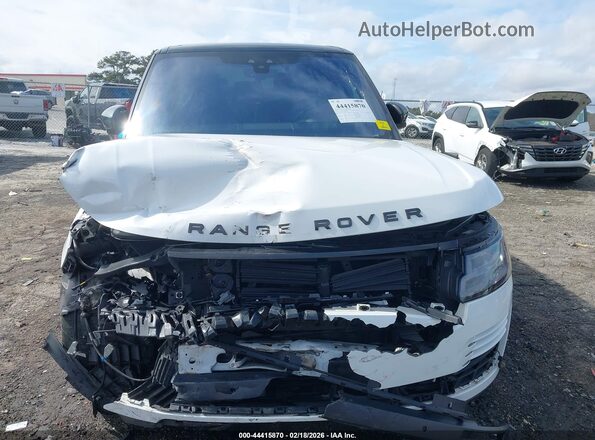 SALGS2SE4MA457156 2021 LAND ROVER RANGE ROVER White Widok zestawu wskaźników