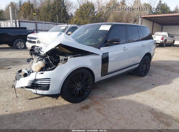 SALGS2SE6MA450127 2021 LAND ROVER RANGE ROVER Silver წინა მარცხენა ხედი სამი მეოთხედიდან