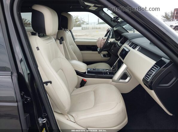 SALGS2SEXMA446484 2021 LAND ROVER RANGE ROVER Black Widok wnętrza z przodu