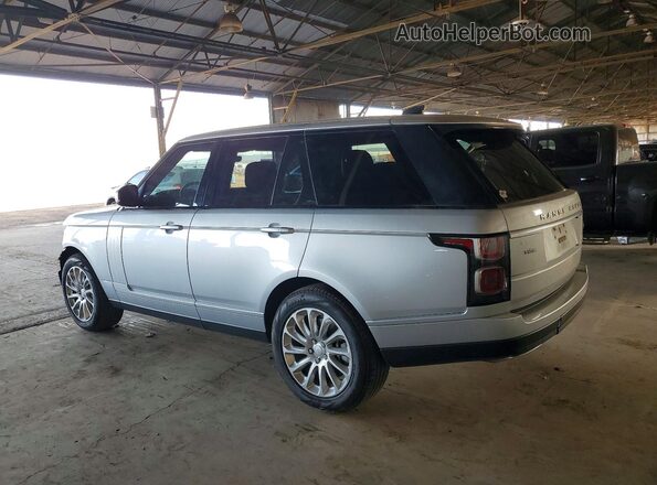 SALGS2SV4KA528787 2019 LAND ROVER RANGE Silver Trasero izquierdo