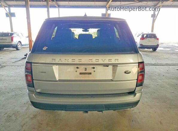 SALGS2SV4KA528787 2019 LAND ROVER RANGE Silver Vista trasera