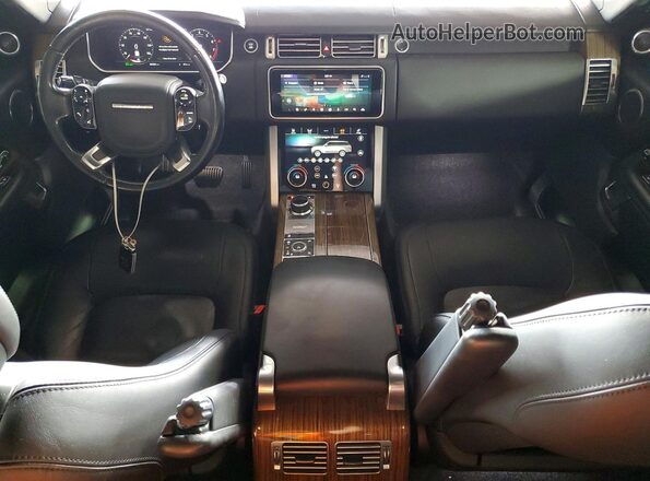 SALGS2SV4KA528787 2019 LAND ROVER RANGE Silver Vista del salpicadero