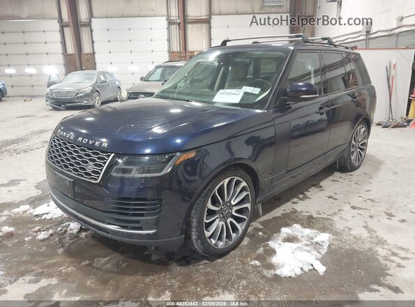 SALGS2SV5KA523971 2019 LAND ROVER RANGE ROVER Blue Front left