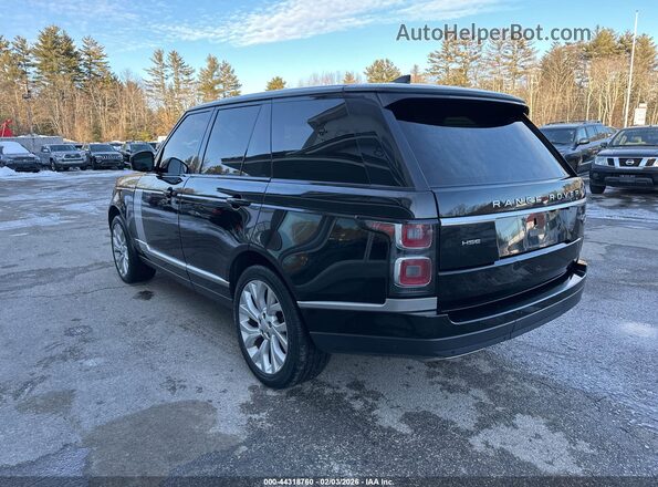 SALGS2SV7KA516858 2019 LAND ROVER RANGE ROVER Черный Задняя левая четверть