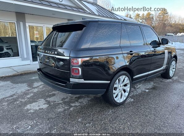 SALGS2SV7KA516858 2019 LAND ROVER RANGE ROVER Черный Задняя правая четверть