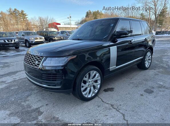 SALGS2SV7KA516858 2019 LAND ROVER RANGE ROVER Черный Передняя левая четверть