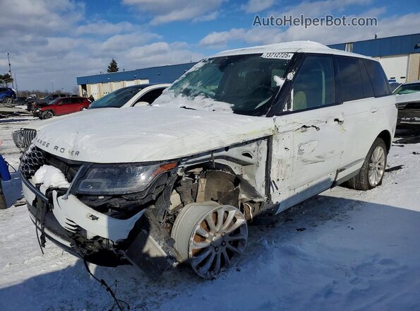 SALGS2SVXKA523481 2019 LAND ROVER RANGE White Առջևի ձախ երեք քառորդ տեսարան