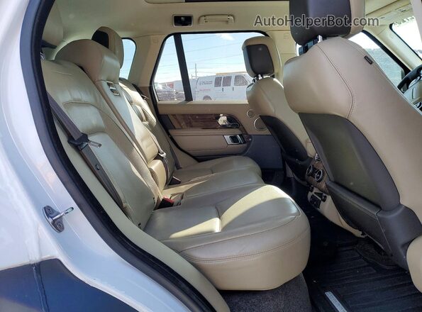 SALGS2SVXKA523481 2019 LAND ROVER RANGE White Սալոնի հետևի տեսք