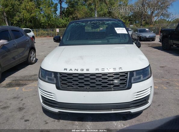 SALGS2SVXKA554763 2019 LAND ROVER RANGE ROVER White უკანა სალონის ხედი