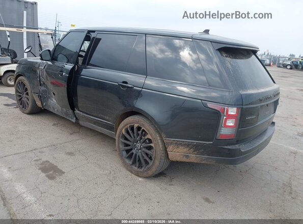 SALGS3EF5GA273519 2016 LAND ROVER RANGE ROVER Черный Задняя левая четверть