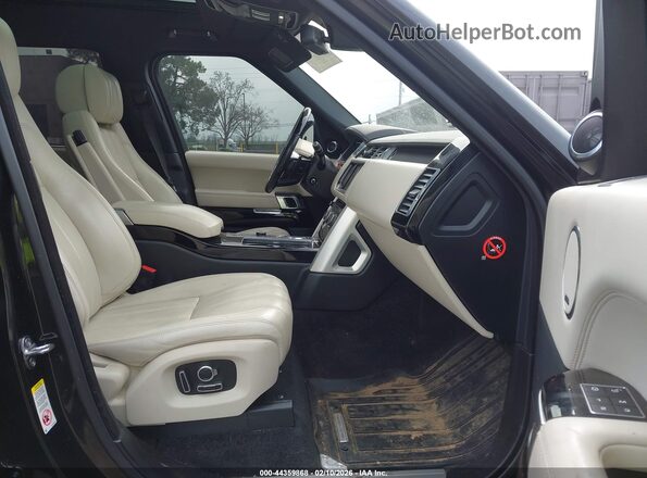 SALGS3EF5GA273519 2016 LAND ROVER RANGE ROVER Черный Вид салона спереди