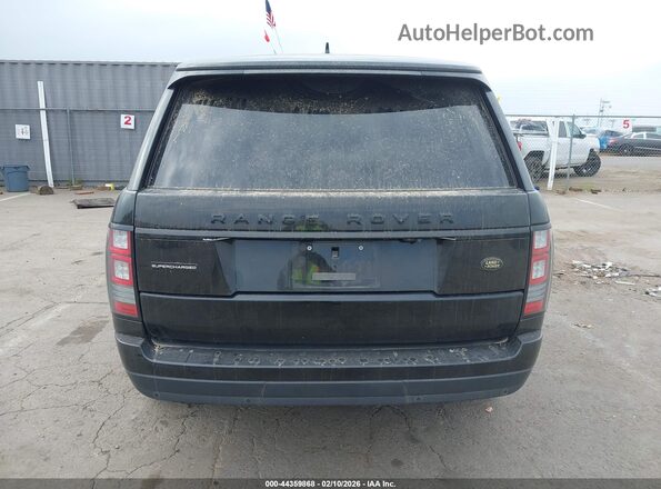 SALGS3EF5GA273519 2016 LAND ROVER RANGE ROVER Черный 