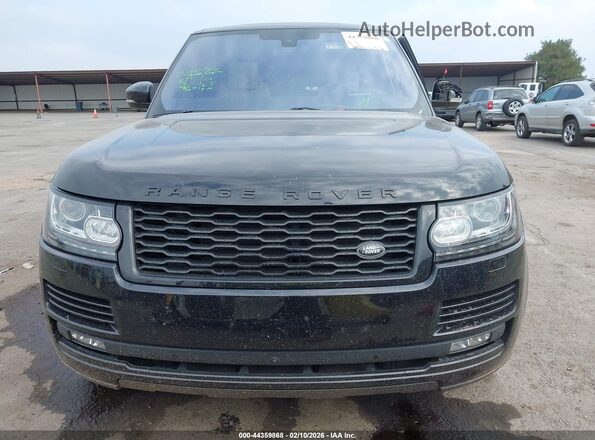 SALGS3EF5GA273519 2016 LAND ROVER RANGE ROVER Черный Вид задней части салона