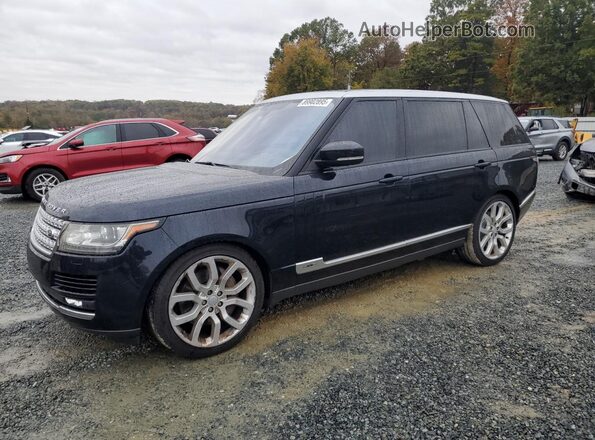 SALGS3EF8GA257332 2016 LAND ROVER RANGE Blue Przód lewy