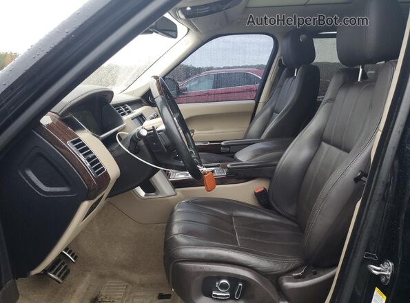 SALGS3EF8GA257332 2016 LAND ROVER RANGE Blue Widok wnętrza z przodu