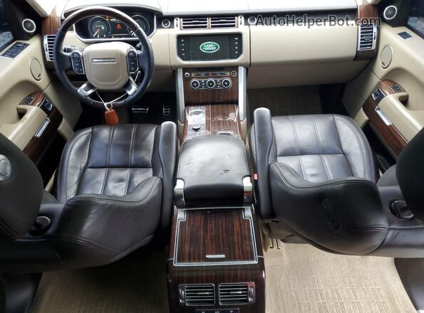 SALGS3EF8GA257332 2016 LAND ROVER RANGE Blue Widok deski rozdzielczej