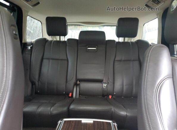 SALGS3EF8GA257332 2016 LAND ROVER RANGE Blue Widok tylnych siedzeń