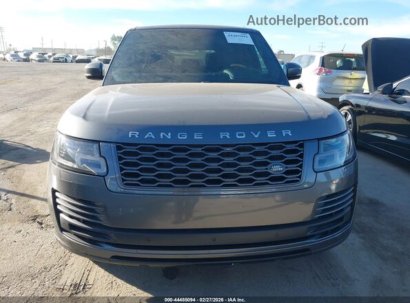 SALGS5RE1JA391684 2018 LAND ROVER RANGE ROVER Серый Вид панели приборов