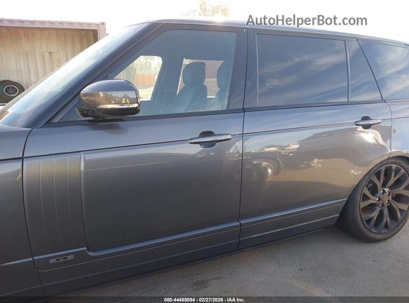 SALGS5RE1JA391684 2018 LAND ROVER RANGE ROVER Серый Вид задней части салона