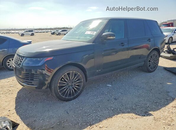 SALGS5RE3KA518775 2019 LAND ROVER RANGE Black Առջևի ձախ երեք քառորդ տեսարան