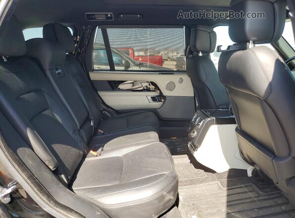 SALGS5RE3KA518775 2019 LAND ROVER RANGE Black Հետևի նստատեղերի տեսք