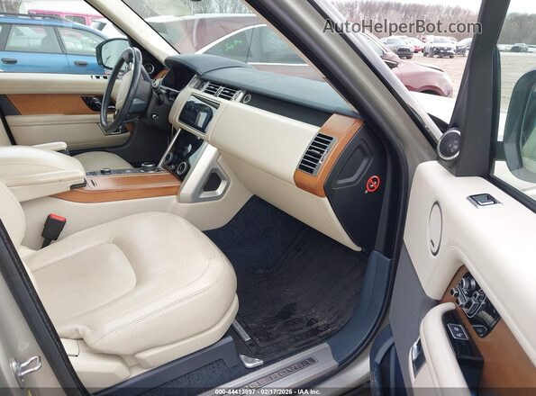 SALGS5RE4JA515964 2018 LAND ROVER RANGE ROVER Champagne Widok wnętrza z przodu