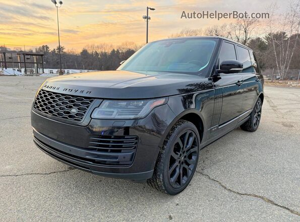 SALGS5SE0LA579304 2020 LAND ROVER RANGE Черный Передняя левая четверть