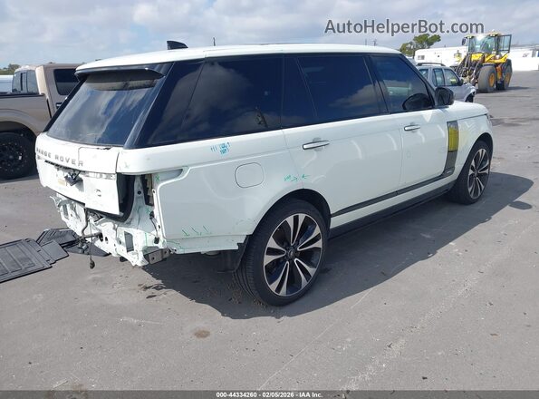 SALGU5SE0MA430841 2021 LAND ROVER RANGE ROVER Белый Задняя правая четверть