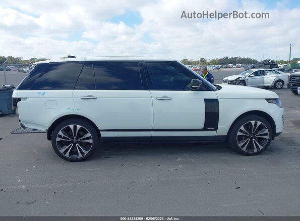 SALGU5SE0MA430841 2021 LAND ROVER RANGE ROVER Белый Панорамный вид салона 360°