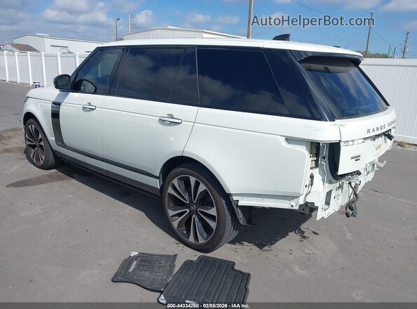 SALGU5SE0MA430841 2021 LAND ROVER RANGE ROVER Белый Задняя левая четверть