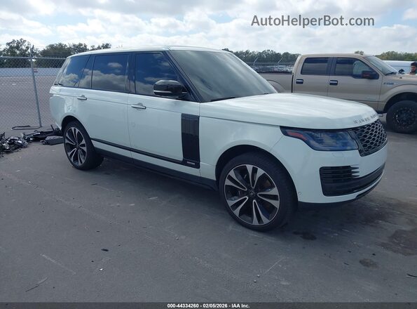 SALGU5SE0MA430841 2021 LAND ROVER RANGE ROVER Белый Передняя правая четверть