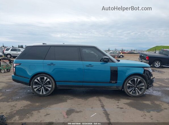 SALGU5SEXMA418275 2021 LAND ROVER RANGE ROVER Синий Вид задней части салона