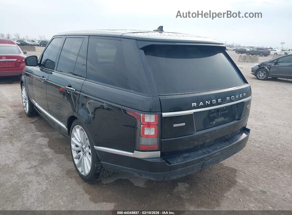 SALGV2EF1GA309465 2016 LAND ROVER RANGE ROVER Black Rear left