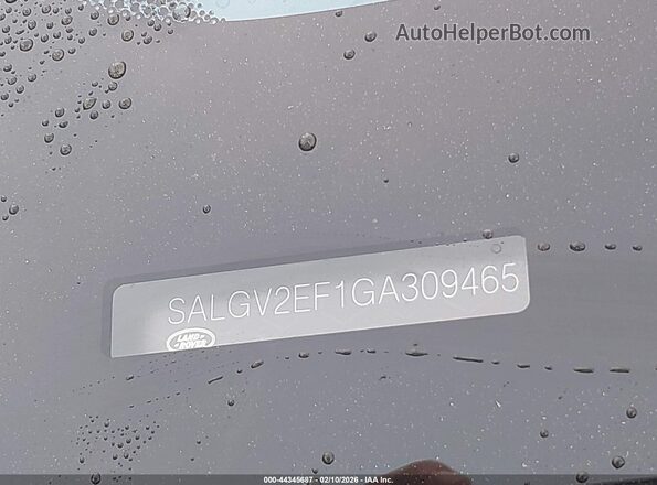 SALGV2EF1GA309465 2016 LAND ROVER RANGE ROVER Black 