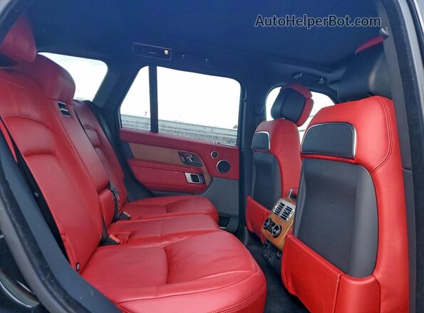 SALGV2SE7NA461419 2022 LAND ROVER RANGE Black Vista interior trasera