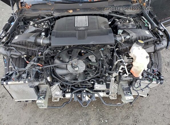 SALGV2SE7NA461419 2022 LAND ROVER RANGE Black Vista del compartimento del motor