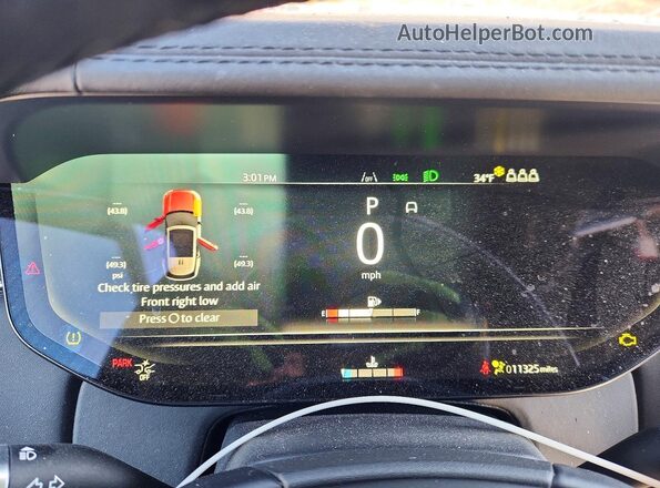 SALKP9FU4RA241112 2024 LAND ROVER RANGE Белый Вид щитка приборов
