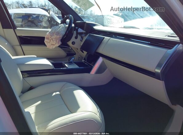 SALKPBE97RA236491 2024 LAND ROVER RANGE ROVER Белый Вид салона спереди