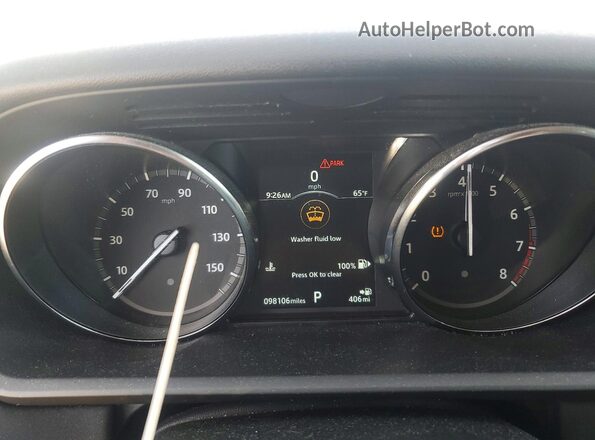 SALRG2RV6K2407351 2019 LAND ROVER DISCOVERY Gray Widok zestawu wskaźników