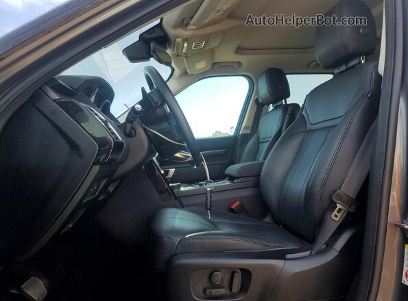 SALRG2RV6K2407351 2019 LAND ROVER DISCOVERY Gray Widok wnętrza z przodu