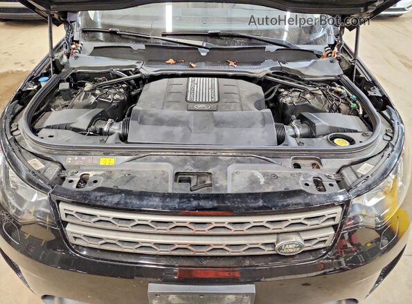 SALRG2RV9JA057928 2018 LAND ROVER DISCOVERY Black Շարժիչի բաժամունքի տեսք