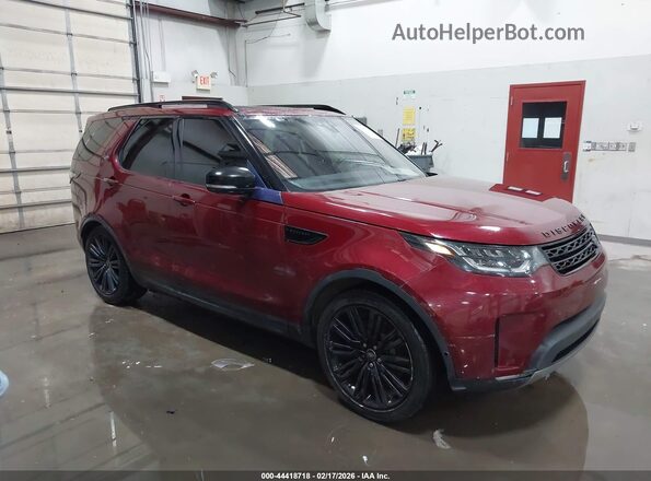 SALRHBBV0HA026231 2017 LAND ROVER DISCOVERY Maroon Przód prawy