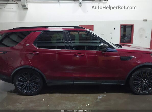 SALRHBBV0HA026231 2017 LAND ROVER DISCOVERY Maroon Widok wnętrza 360 stopni