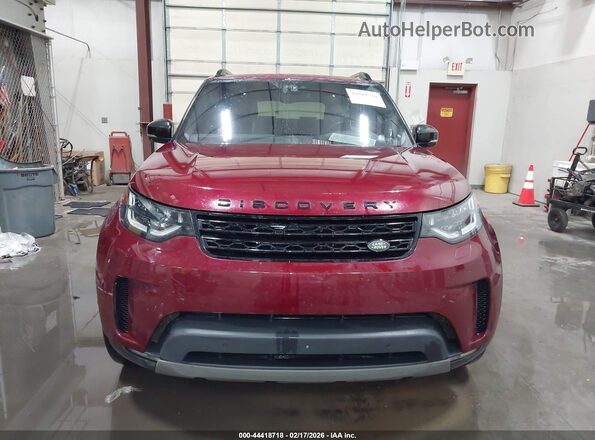 SALRHBBV0HA026231 2017 LAND ROVER DISCOVERY Maroon Widok wnętrza z tyłu